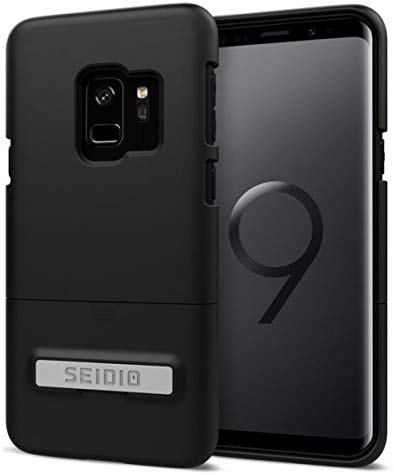 Seidio Surface with Kickstand for Samsung Galaxy S9 (Black /Black)