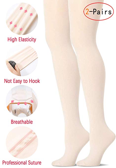 Ballet Tights Soft Girls/Women's Professional 4 Way Stretch Ballet Dance Socks