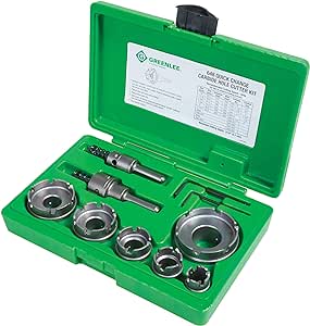 Greenlee - Carbide Cutter, Qck Chnge, 8Pc, Hole Making (648)