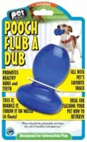 Pet Buddies Pooch Flub A Dub Treat Toy, Blue