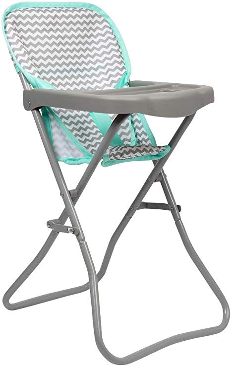 Adora Baby Doll Accessories Zig Zag High Chair, 20.5 inches in Height, Can Fit Up to 16 inch Dolls, Gender Neutral Design