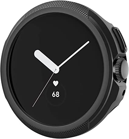 Spigen Liquid Air Armor Designed for Google Pixel Watch Case (2022) - Matte Black