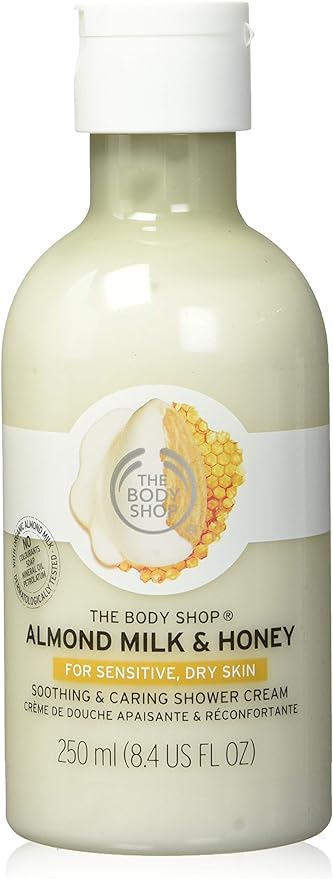 The Body Shop Shower Cream 250ml Almond Milk & Honey For Sensitive Dry Skin