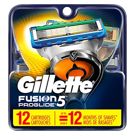 Gillette Fusion5 ProGlide Men's Razor Blades Refills, 12 Count, Mens Razors / Blades