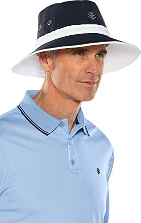 Coolibar UPF 50  Men's Matchplay Golf Hat - Sun Protective