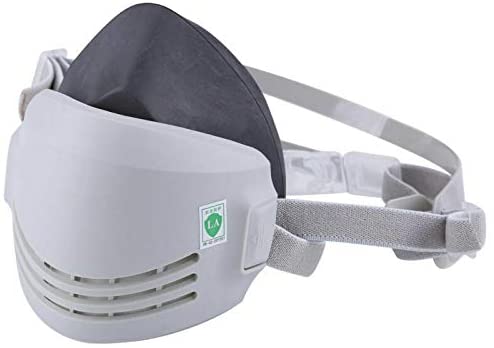 Yolococa 2037 Dust Half Respirator with Replaceable and Reusable Filters Included 1 Pcs,White
