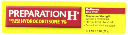 Preparation H Anti-Itch Cream with Hydrocortisone 1 09 Ounce Tube
