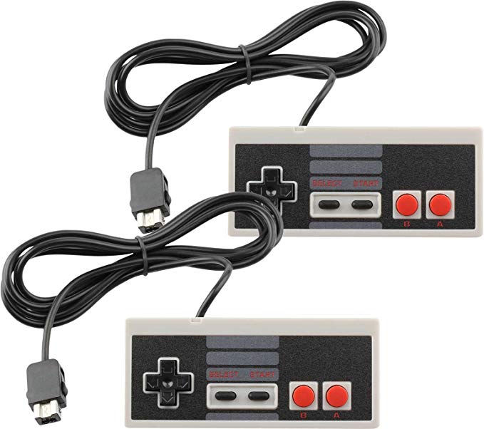 Wired Controller for Nintendo NES Classic Mini Edition Console (2-Pack)