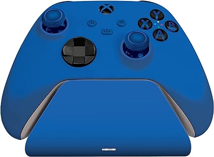 Razer Universal Quick Charging Stand for Xbox - Shock Blue - Charging Stand for Xbox, Xbox Series X|S and Xbox One Elite Controller - RC21-01750200-R3M1