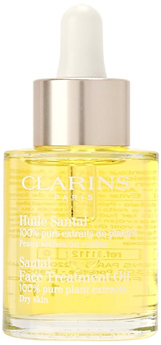 Clarins Santal Face Treatment for Unisex, Oil to Dry Skin, 1 Ounce