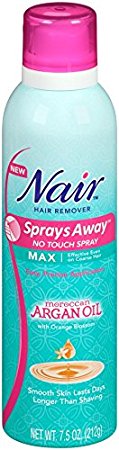 Nair Sprays Away, Moroccan Argan Oil, 7.5 Oz