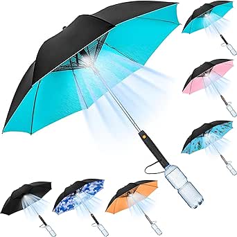 3 In 1 Umbrella With Fan And Mister, 2024 New Misting Umbrella With Fan, Fan Umbrella With Mister, Umbrella Misting Fan