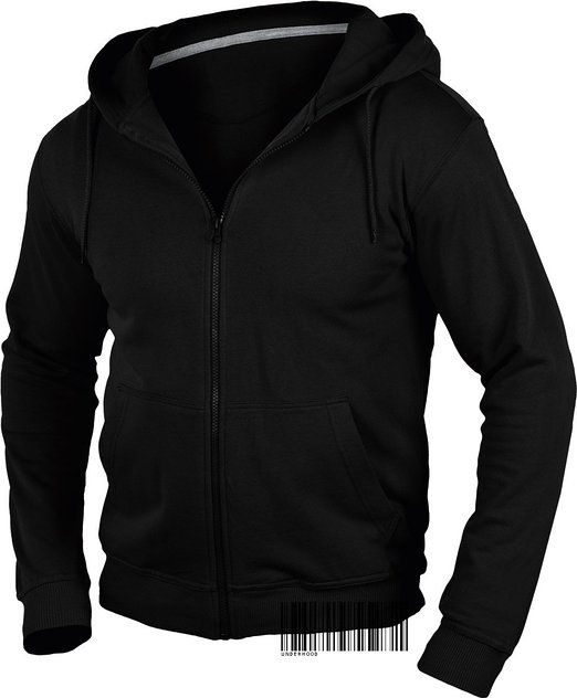 Mens Hoodie Jacket - 100 Organic Cotton Full Zip-up European Sweatshirt Hoodie