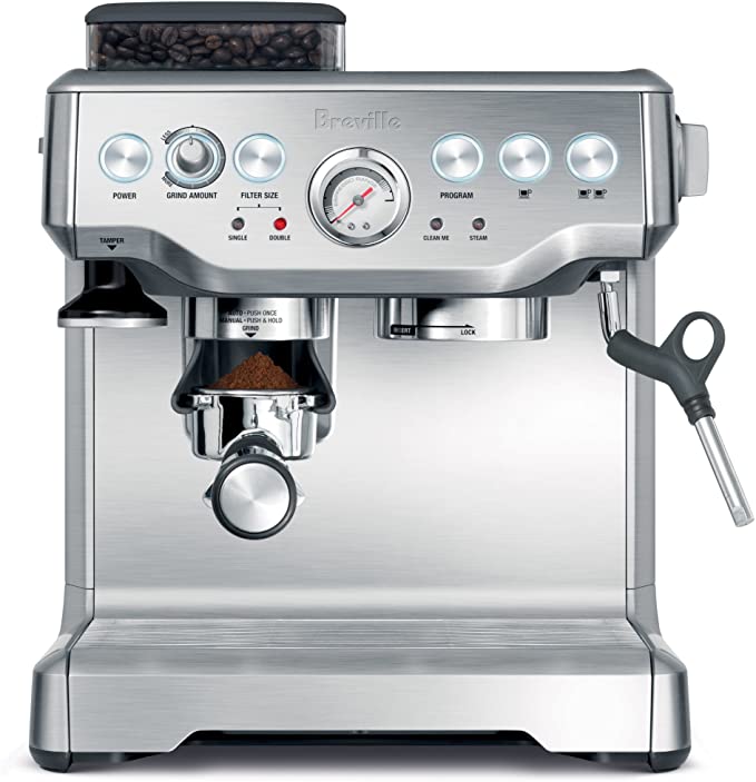 Breville BES860XL Barista Express Espresso Machine with Grinder