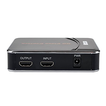 ezcap280H HDMI 1080P Game Capture,Capture HDMI Video to USB Flash Drive, Pass Through Video to HDTV