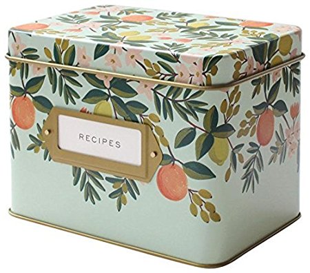 Rifle Paper Co. Recipe Box - Citrus Floral
