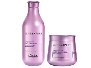 L'Oreal Serie Expert Prokertin Liss Unlimited Shampoo and 250 ml Masque (300ml)