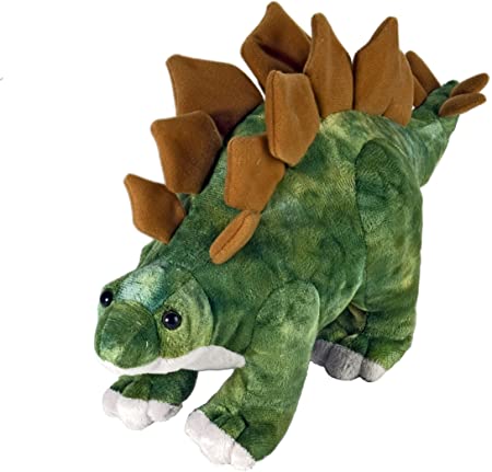 Wild Republic Stegosaurus Plush, Dinosaur Stuffed Animal, Plush Toy, Gifts for Kids, Dinosauria 15"