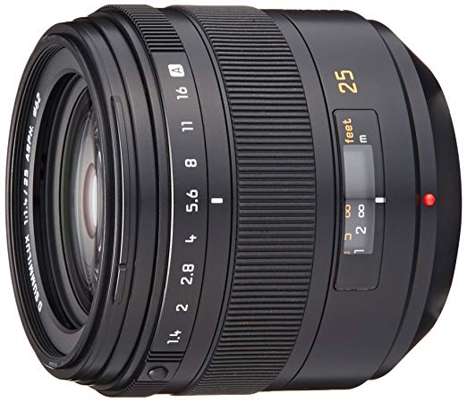 Leica L-X025 MILC/SLR Black Camera Lens and Filter - Camera Lenses and Filters (MILC/SLR, 10/9, 0.38 m, F16, Four Thirds, 2.5 cm)