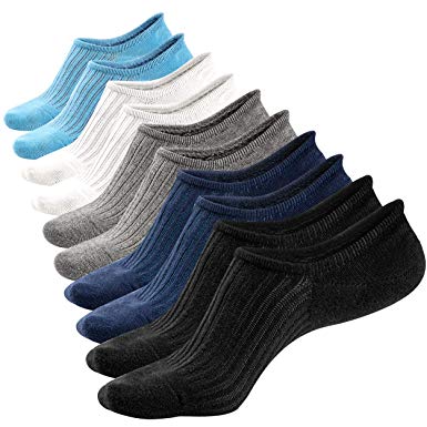 Mens Low Cut No Show Mesh Top Air Fresh Ventilation Non-Slide Cotton New Color Socks 6 Pack