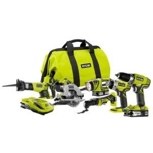 Ryobi 18-Volt ONE  Lithium-Ion Ultimate Combo Power Tool Kit (6-Tool) - Model: P884 by Ryobi