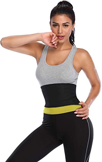 CROSS1946 Women's Slimming Sweat Belts Neoprene Sauna Shapers Bands Waist Cincher Girdle for Weight Loss