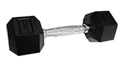 Cosco Rubber Dumbbell (Black)