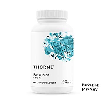 Thorne Research - Pantethine - Vitamin B5 (Pantothenic Acid) Supplement in Its Active Form - 60 Capsules