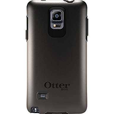 OtterBox Samsung Galaxy Note 4 Case Symmetry Series - Retail Packaging - Black