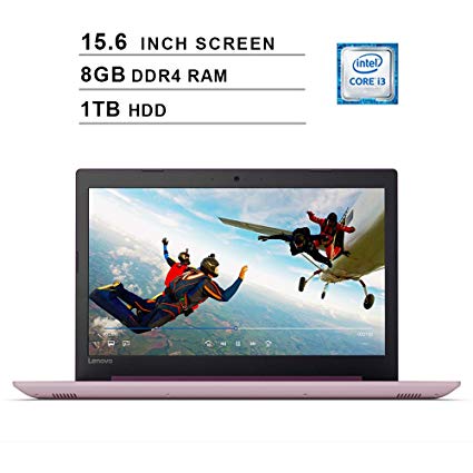 Lenovo 2019 Newest Ideapad 330 15.6 Inch HD Laptop (Intel Core i3-8130U up to 3.4 GHz, 8GB RAM, 1TB HDD, Intel UHD Graphics 620, Bluetooth, HDMI, Windows 10) (Purple)