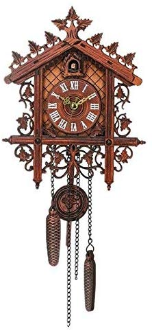KANGKANGFA Cuckoo Clock Handmade Wall-Mounted Wall Clock Home Restaurant Decoration Classic Cuckoo Clock 1
