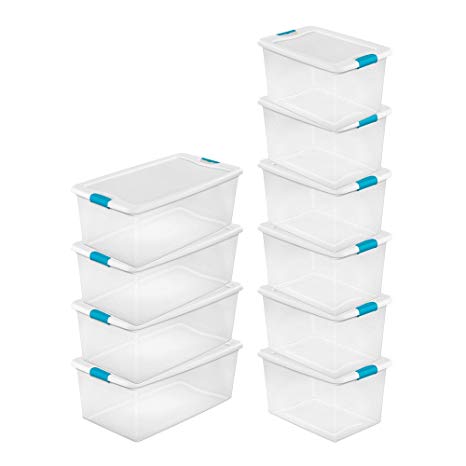 Sterilite 106 Qt. Stackable Storage Box Container (4 Pack)   64 Qt Box (6 Pack)