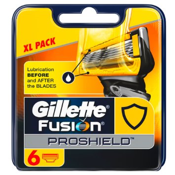 Gillette Fusion Proshield Flexball Regular Men's Razor Blades - Pack of 6