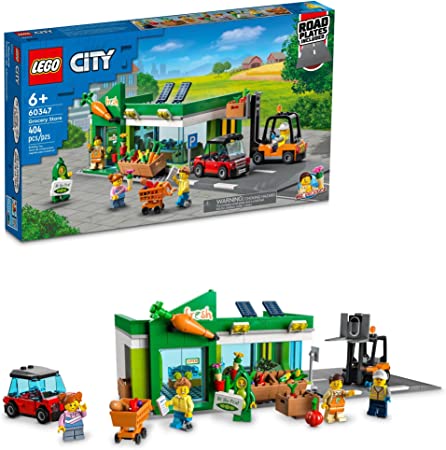 LEGO My City Grocery Store 60347 Building Toy Set for Girls, Boys, and Kids Ages 6  (404 Pieces)