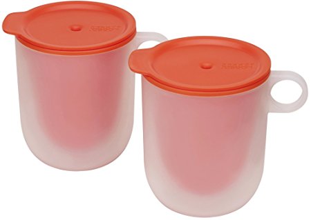 Joseph Joseph M-Cuisine Cool Touch Microwave Mug (Set of 2), Orange