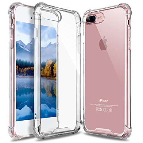 iPhone 7 Case, iPhone 8 Case Cover By DN-Alive [Transparent] [Wireless Charger Compatible] [Gel] [Silicone] [Clear] [ TPU] [Bumper] [Slim] [Thin] [Dust Proof] [Drop Proof] [Compatible With iPhone 7/8 Tempered Glass Screen Protector] [Protective] iPhone 7/8 Cover