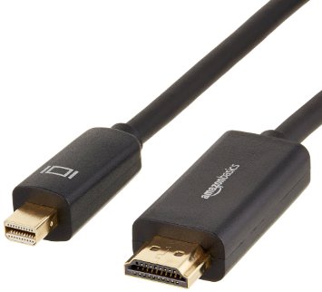 AmazonBasics Mini DisplayPort to HDMI Cable - 15 Feet