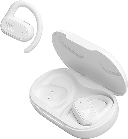 JBL Soundgear Sense, Wireless Bluetooth Open-Ear Headphones, Waterproof with Comfortable Fit, in White