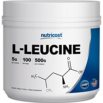 Nutricost Pure L-Leucine Powder 500 Grams