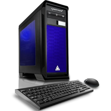 CybertronPC Rhodium 950 X8 Gaming Desktop - AMD FX-8300 3.30GHz Octa-Core Processor, 16GB DDR3 Memory, NVIDIA GeForce GTX950 (2GB GDDR5) Graphics,1TB HDD, DVDRW, Microsoft Windows 10 Home 64-Bit