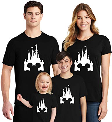 Natural Underwear Family Trip Mickey Minnie Mouse Squad Matching Couple T-Shirts