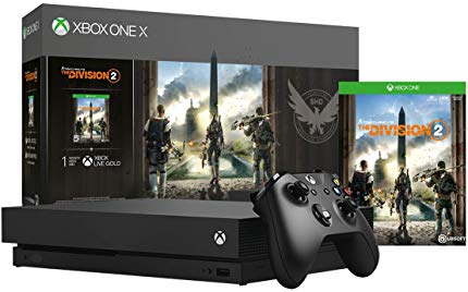 Xbox One X 1TB Console - Tom Clancy's The Division 2 Bundle