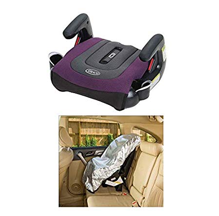 TurboBooster TakeAlong Backless Booster Car Seat with Cover (Jodie)