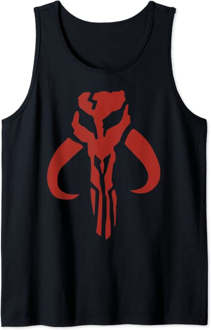 Star Wars Red Mandalorian Logo Tank Top