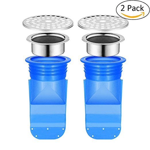 Drain Backflow Preventer, One Way Valve for Pipes Tubes in Toilet Bathroom Floor Drain Seal Resist Smell and Bugs, 1.97" Silicone