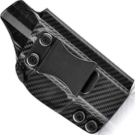Concealment Express IWB KYDEX Holster (Carbon Fiber Black) - Inside Waistband - Adj. Cant & Posi-Click Retention - Claw Compatible - 100% US Made
