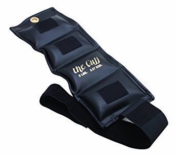 Cando 10-0209 Black Cuff, 5 lbs Weight, For Wrist or Ankle