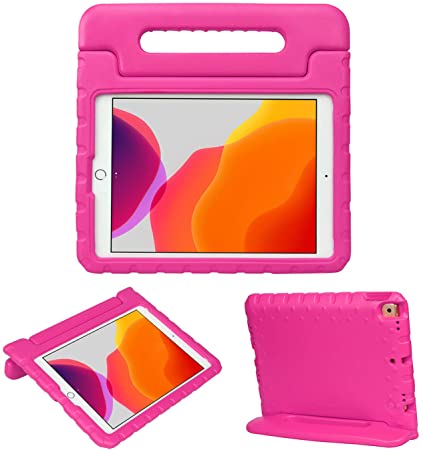 HDE iPad Air 3 Case for Kids/iPad Pro 10.5 Case for Kids – iPad 10.5 inch Shock Proof Protective Light Weight Cover with Handle Stand for 2019 iPad Air 3rd Generation / 2017 iPad Pro 10.5 - Pink