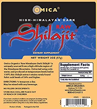 High-Himalayan Raw Dark Shilajit Powder (2 oz)