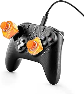 Thrustmaster ESWAP S PRO CONTROLLER LED ORANGE CRYSTAL LIMITED EDITION, Licence Officielle Xbox Series X|S – Exclusif AMAZON